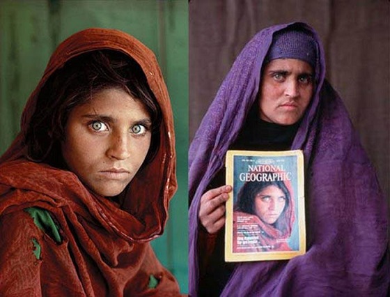 إجلاء الأفغانية الشهيرة صاحبة العينين الخضراوين إلى إيطاليا        وصلت "الفتاة الأفغانية" ذات العيون الخضر الشهيرة، التي ظه Afgan.Monaliza