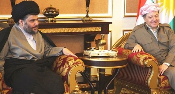 العراق ينتقل من المحاصصة إلى الاسترضاء: مساعد بارزاني رئيسا وابن عم الصدر رئيس وزراء Barzane.sdr
