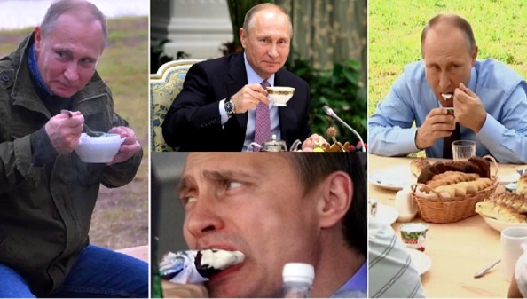 بوتين الذي يستيقظ ظهرا كل يوم ويشتهي لحم الضأن واللبن Potin.Food
