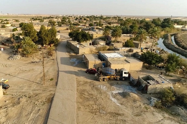 القرية المنكوبة في العراق.. محرومة من خدمات الماء والكهرباء والهاتف Abushoej