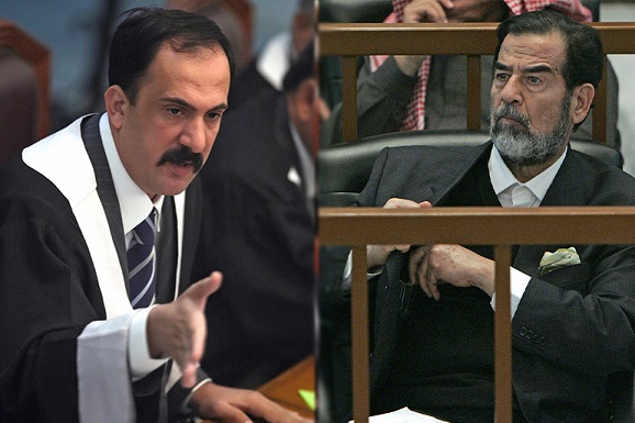  موت القاضي الذي حاكم الرئيس صدام حسين      Mh.Erebee