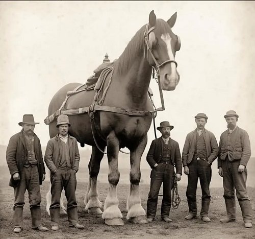  حقيقة العثور على أكبر حصان في التاريخ بارتفاع ٥ أمتار      Pferde5
