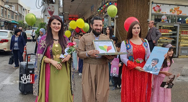 السليمانية تحتفل بيوم تأسيسها بالحلوى والورود ومسيرات الاطفال : شفق نيوز/ Sl.tag3