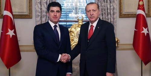  الرئيس نيجيرفان بارزاني يهنئ الرئيس أردوغان    Barzani.ordgan
