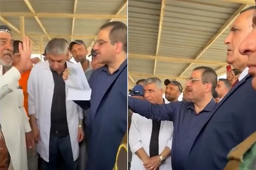 فيديو - غضب في العراق على وزير صرخ في وجه مزارع مُسن Tijara.wz