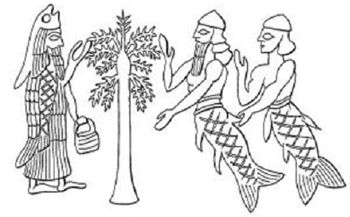  حورية البحر ورجل - السمكة في حضارة بلاد الرافدين    Horya.bh1