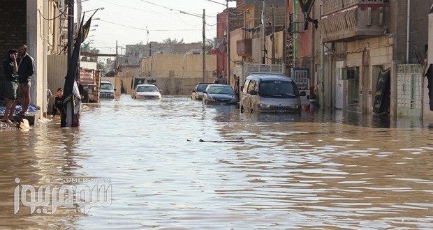 مياه الامطار تقتحم المنازل والمدارس.. العراقيون يسخرون من مآسيهم Amtarr.Bt